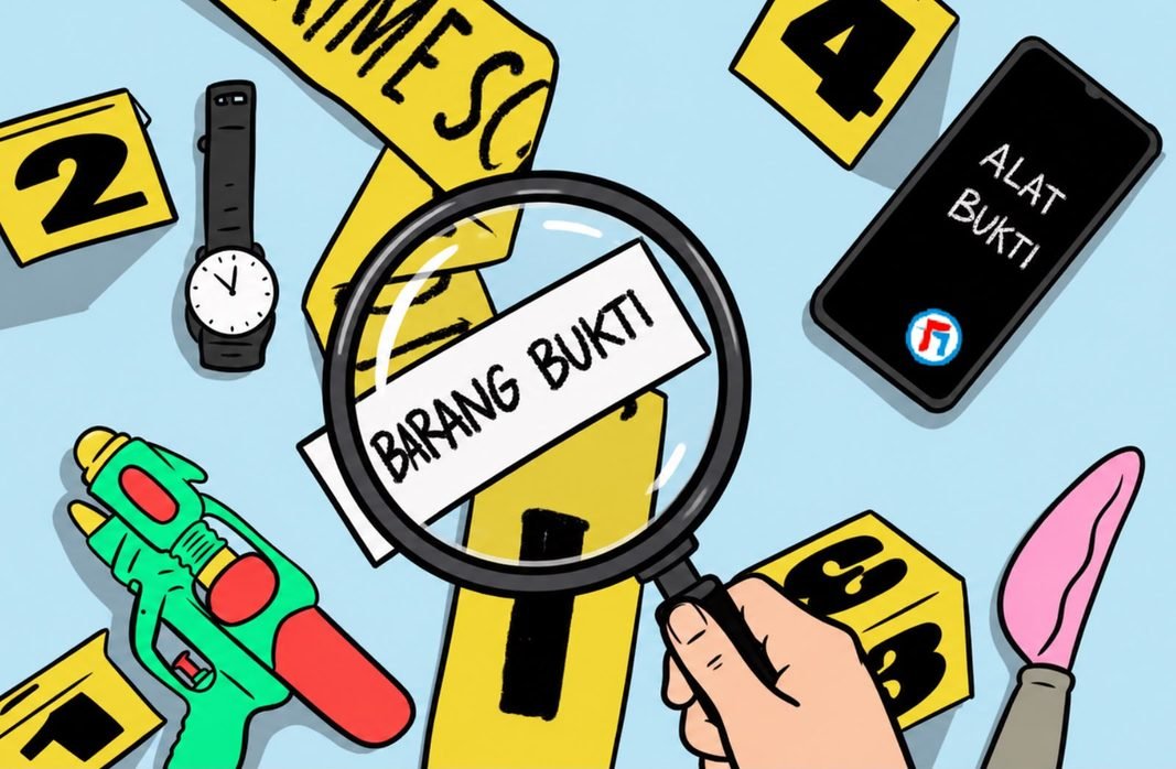 perbedaan alat bukti dan barang bukti